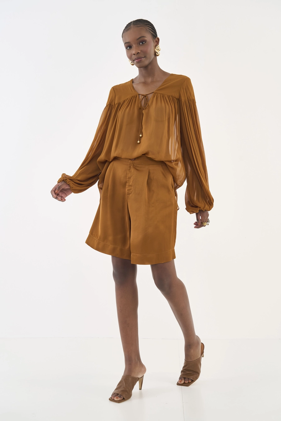 Blusa Colcci Marrom