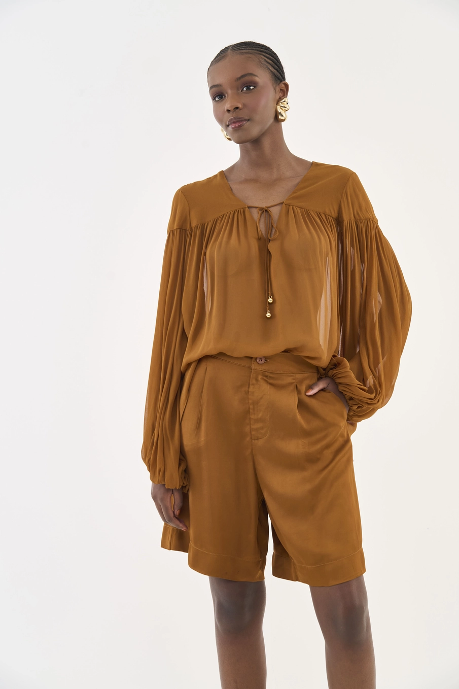 Blusa Colcci Marrom