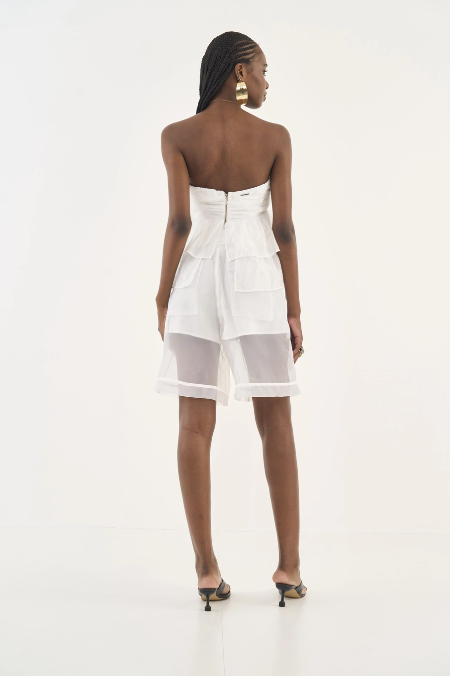 Blusa Tomara Que Caia Em Camadas Off Shell