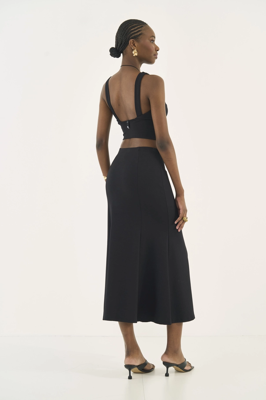 Blusa Slim Estruturada Preto