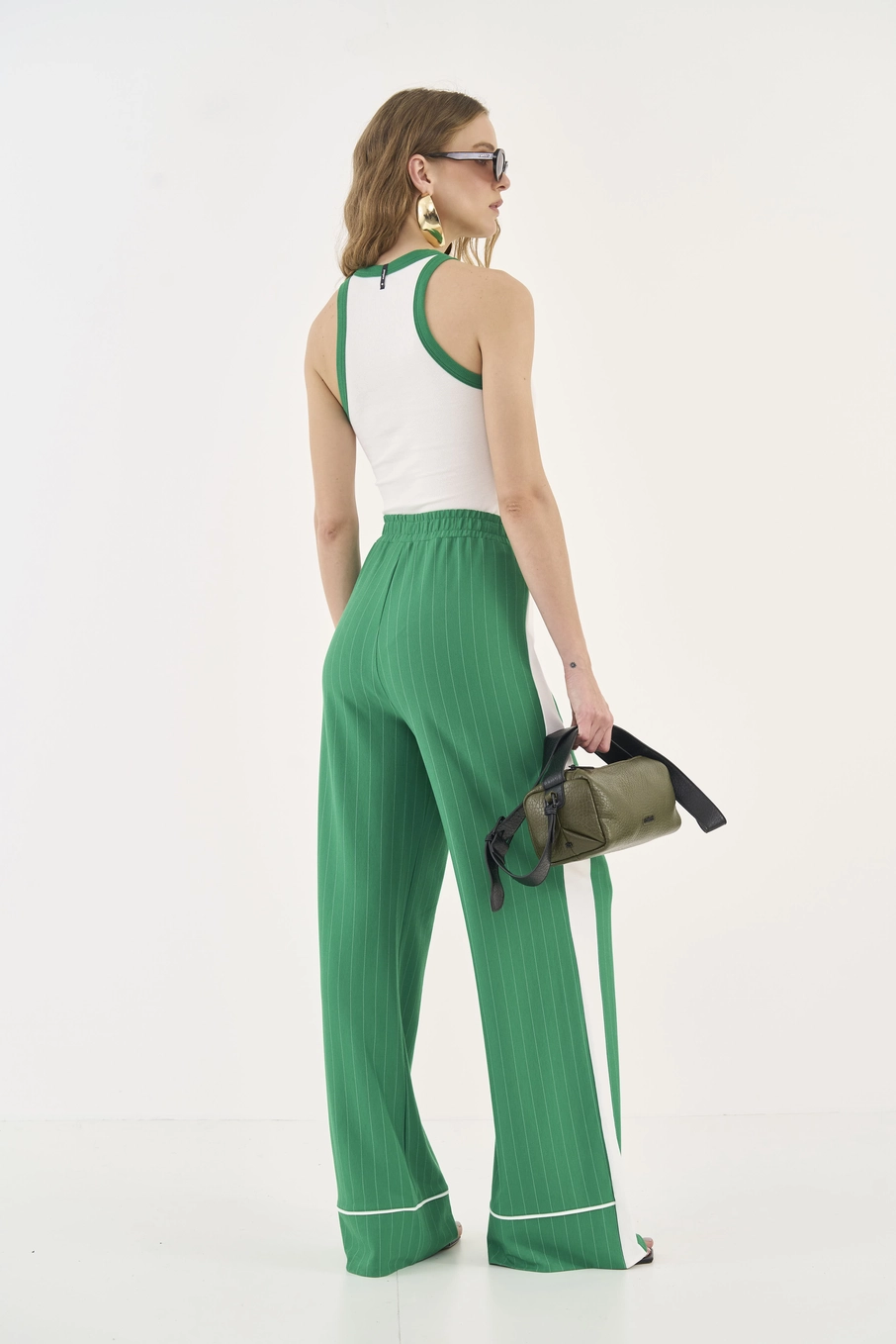Regata Canelada Slim Bicolor Off Shell