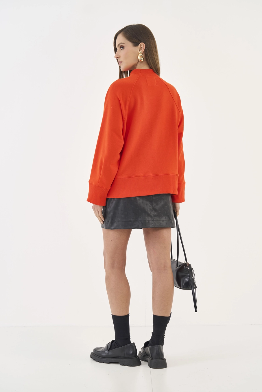 Blusao Malha 1 Feminino Colcci Laranja