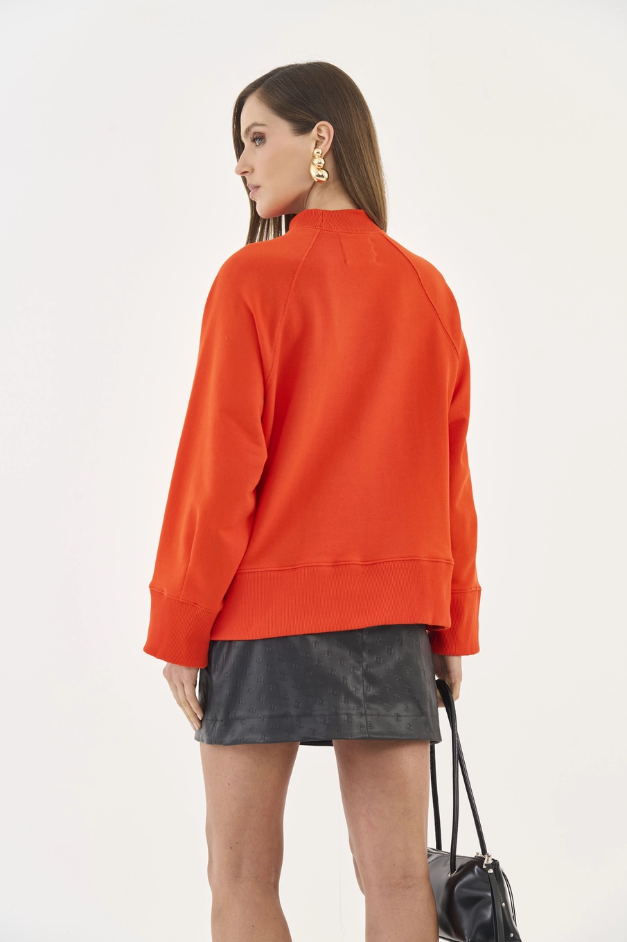 Blusao Malha 1 Feminino Colcci Laranja