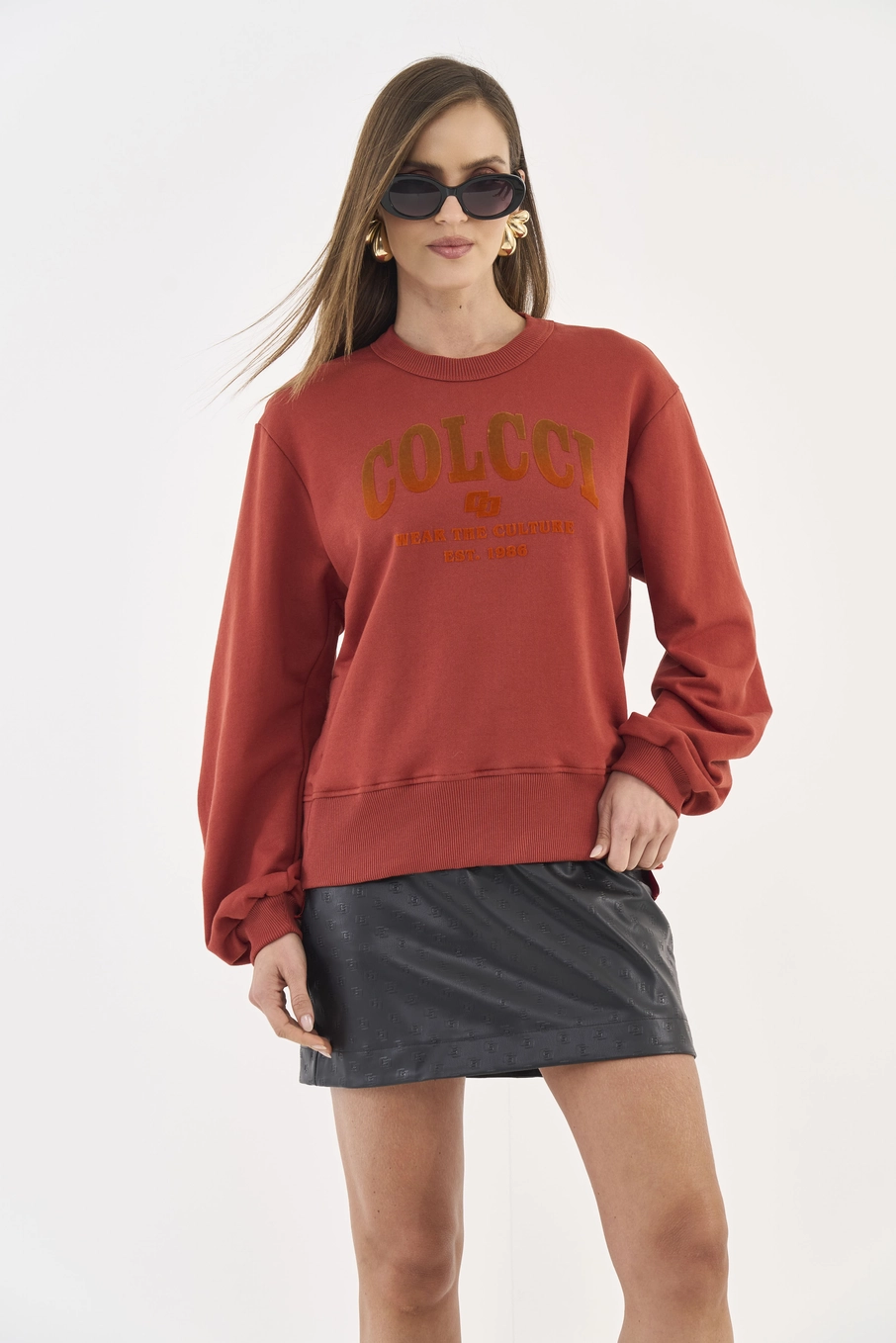 Blusao Malha 1 Feminino Colcci Marrom