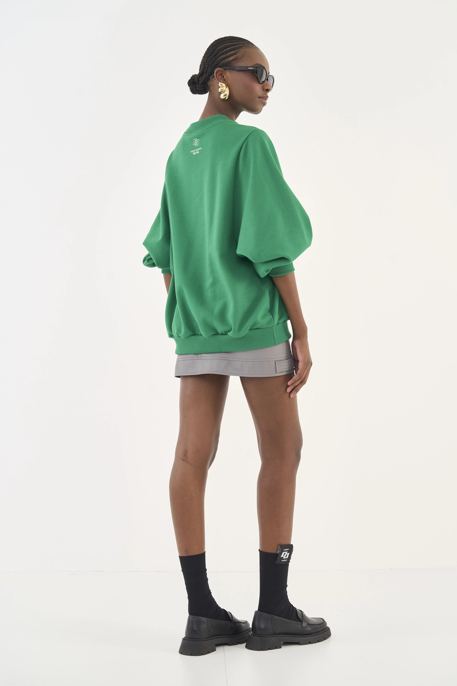 Blusão Comfort Com Estampa Verde Vanity