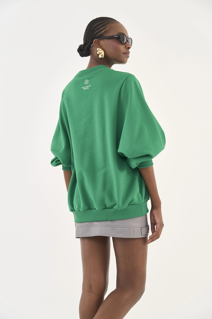 Blusão Comfort Com Estampa Verde Vanity