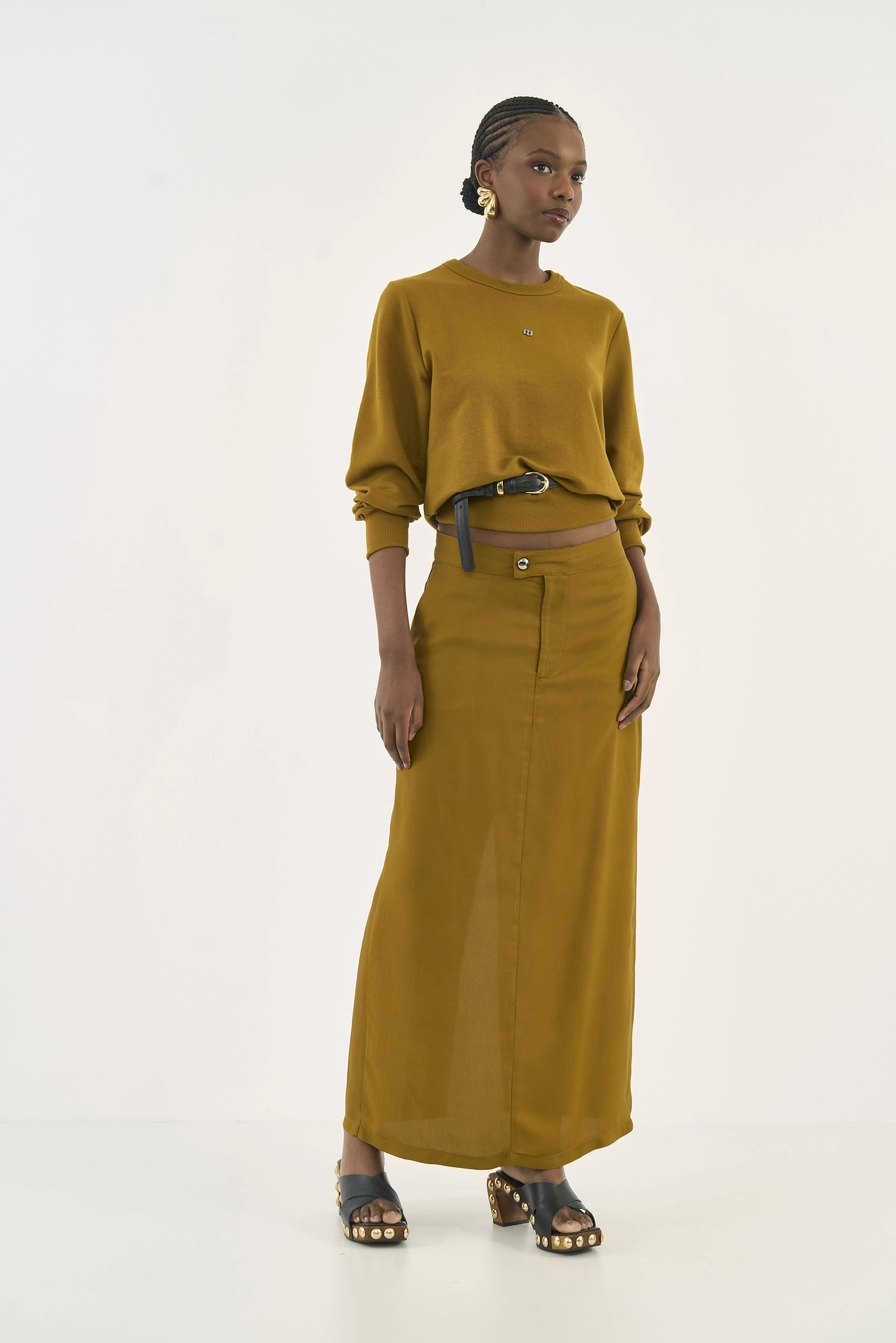 Blusão Moletom Basic Comfort Marrom