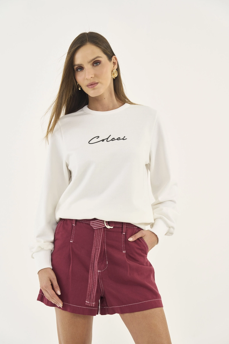 Blusão Moletom Comfort Com Logo