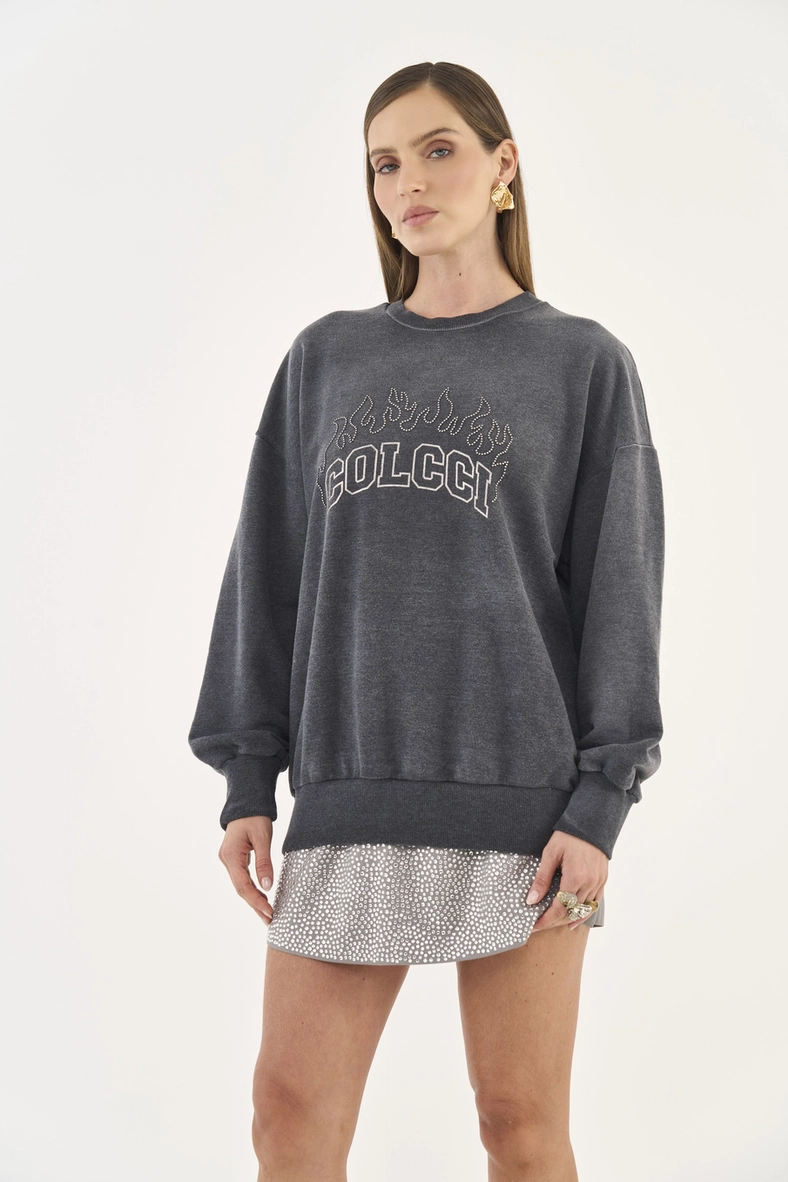 Blusão Moletom Comfort Com Logo