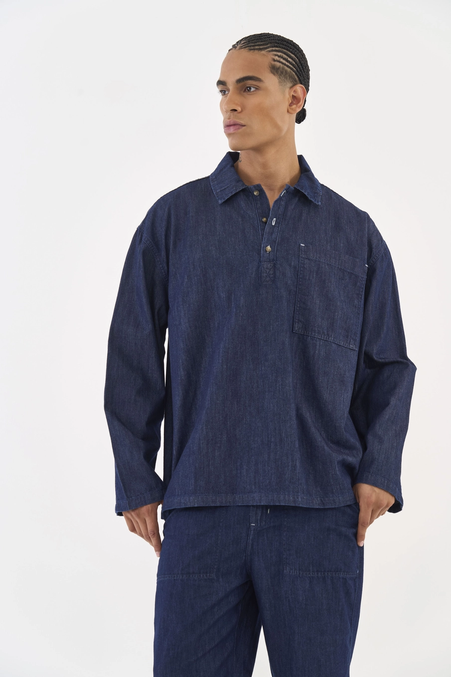 Blusão Comfort Jeans Masculino Índigo
