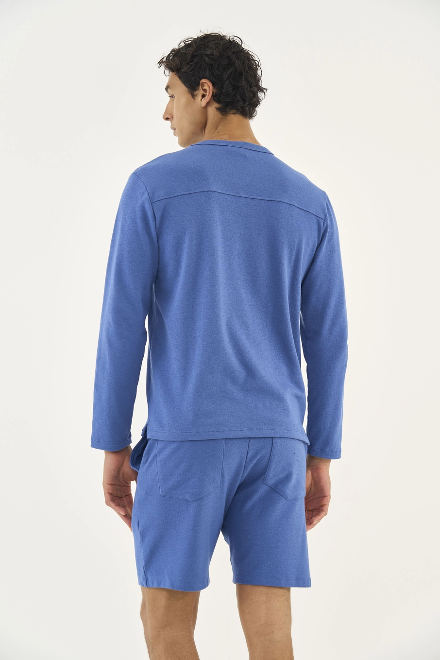 Blusão Moletom Basic Comfort Azul