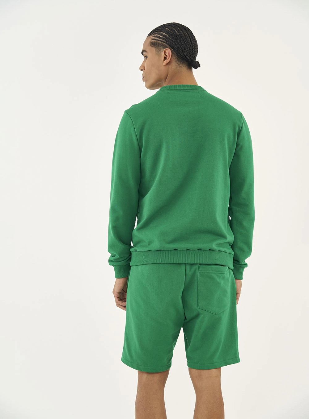Blusão Slim Com Detalhe Em Estampa Verde