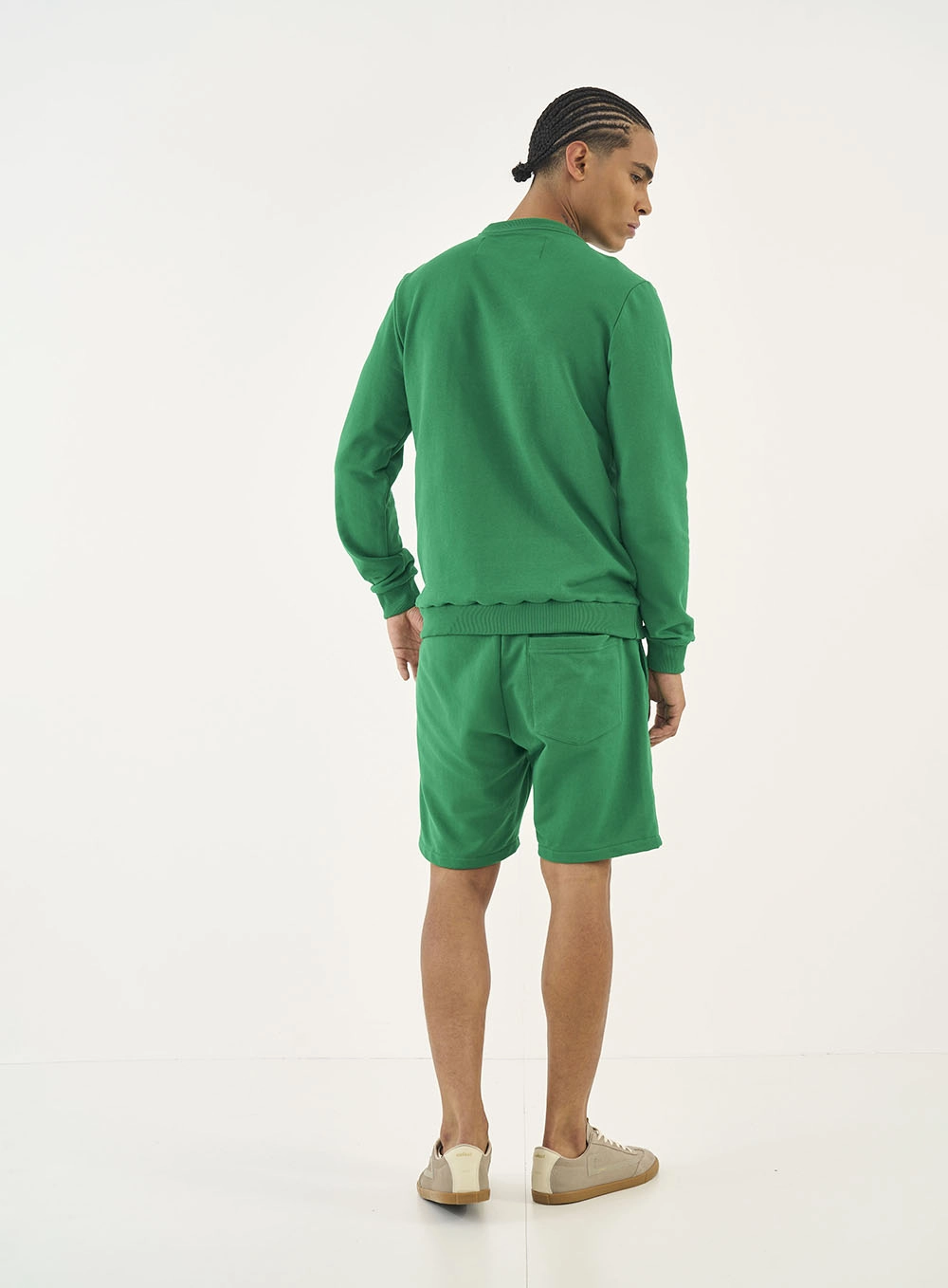 Blusão Slim Com Detalhe Em Estampa Verde