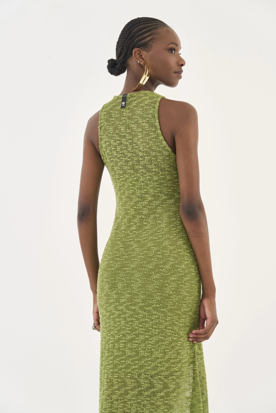 Vestido Midi Slim Verde
