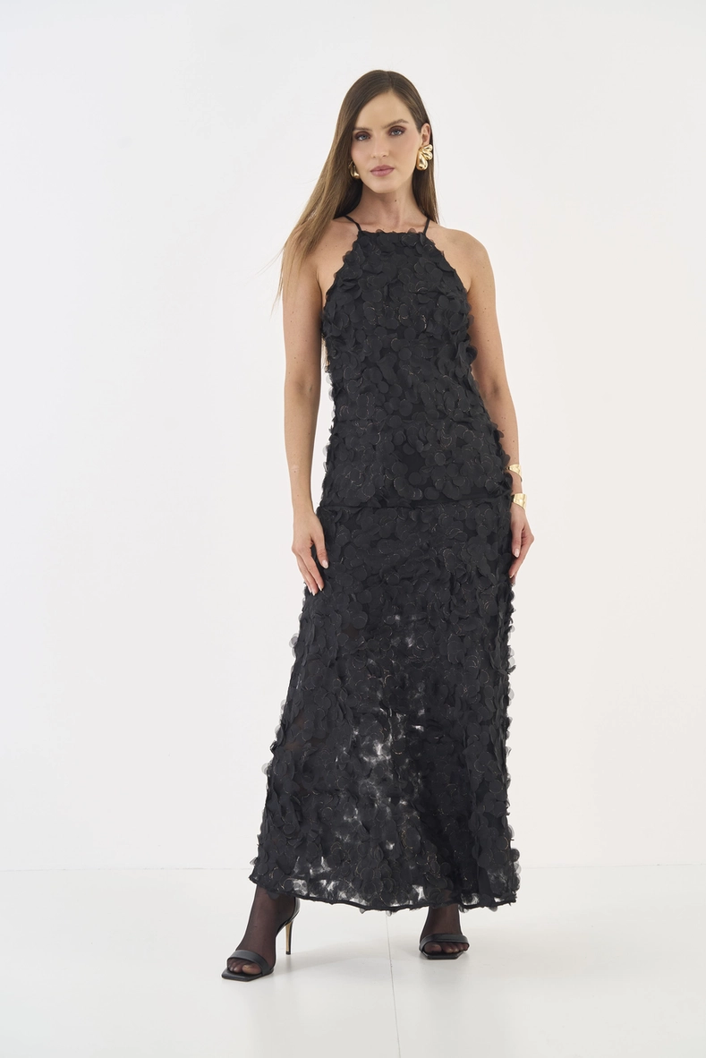 Vestido Comfort Tule Midi