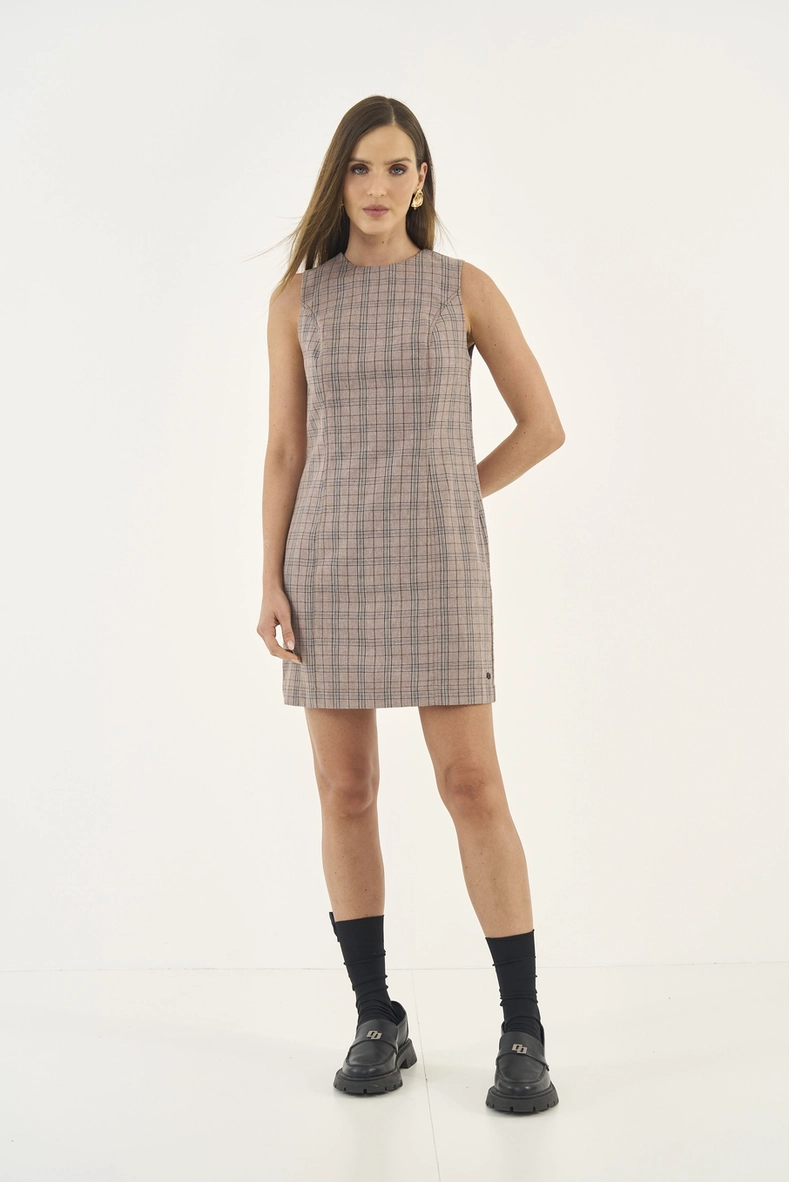 Vestido Xadrez Alfaiataria