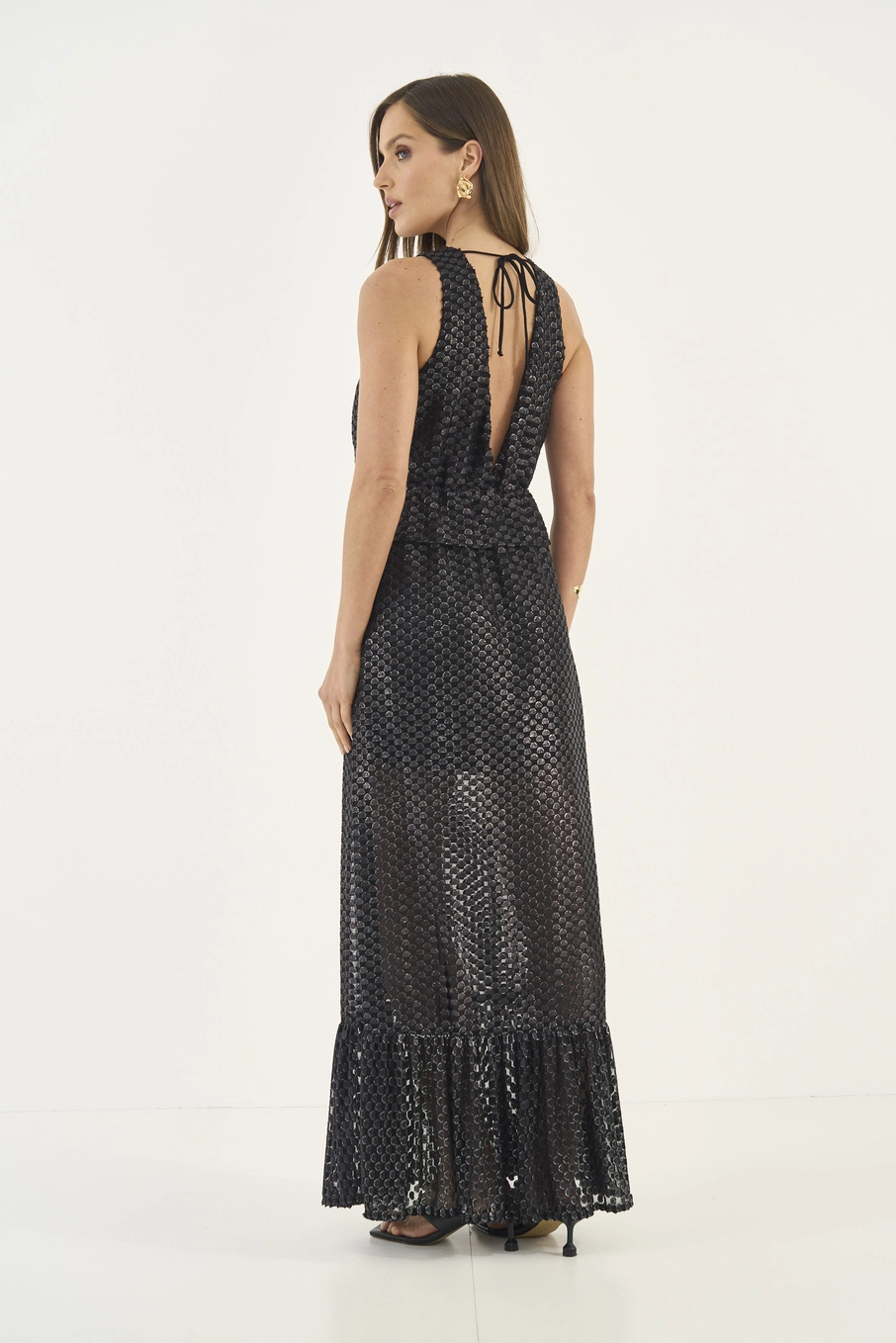Vestido Tecido Plano 1 Feminino Colcci Preto