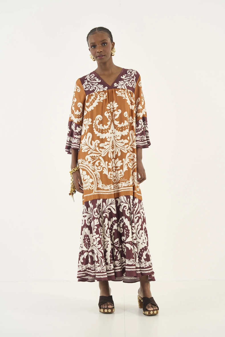 Vestido Amplo Estampado