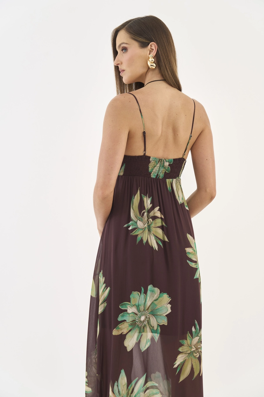 Vestido Longo Estampado Estampados