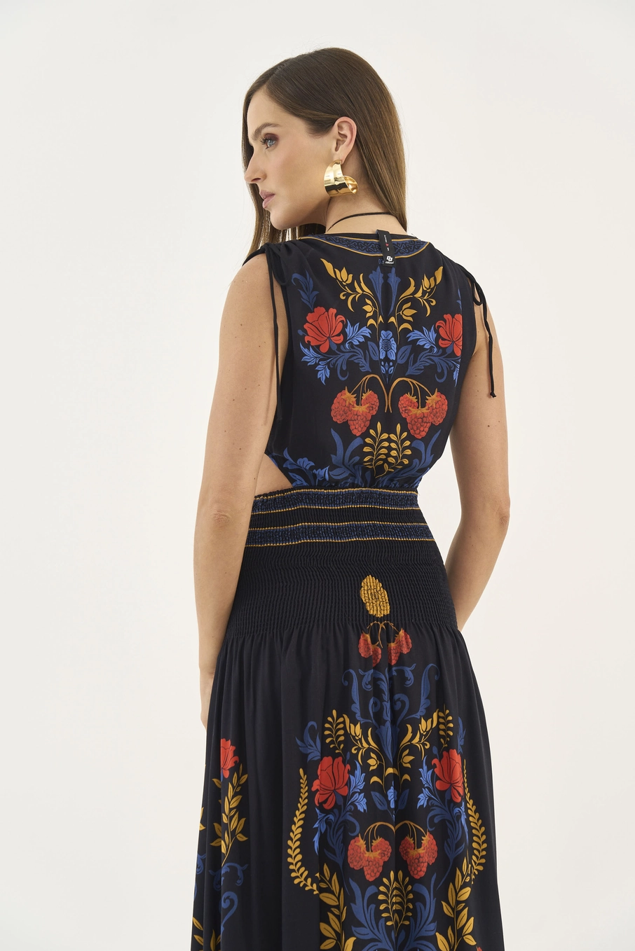 Vestido Floral Cut Out Estampados