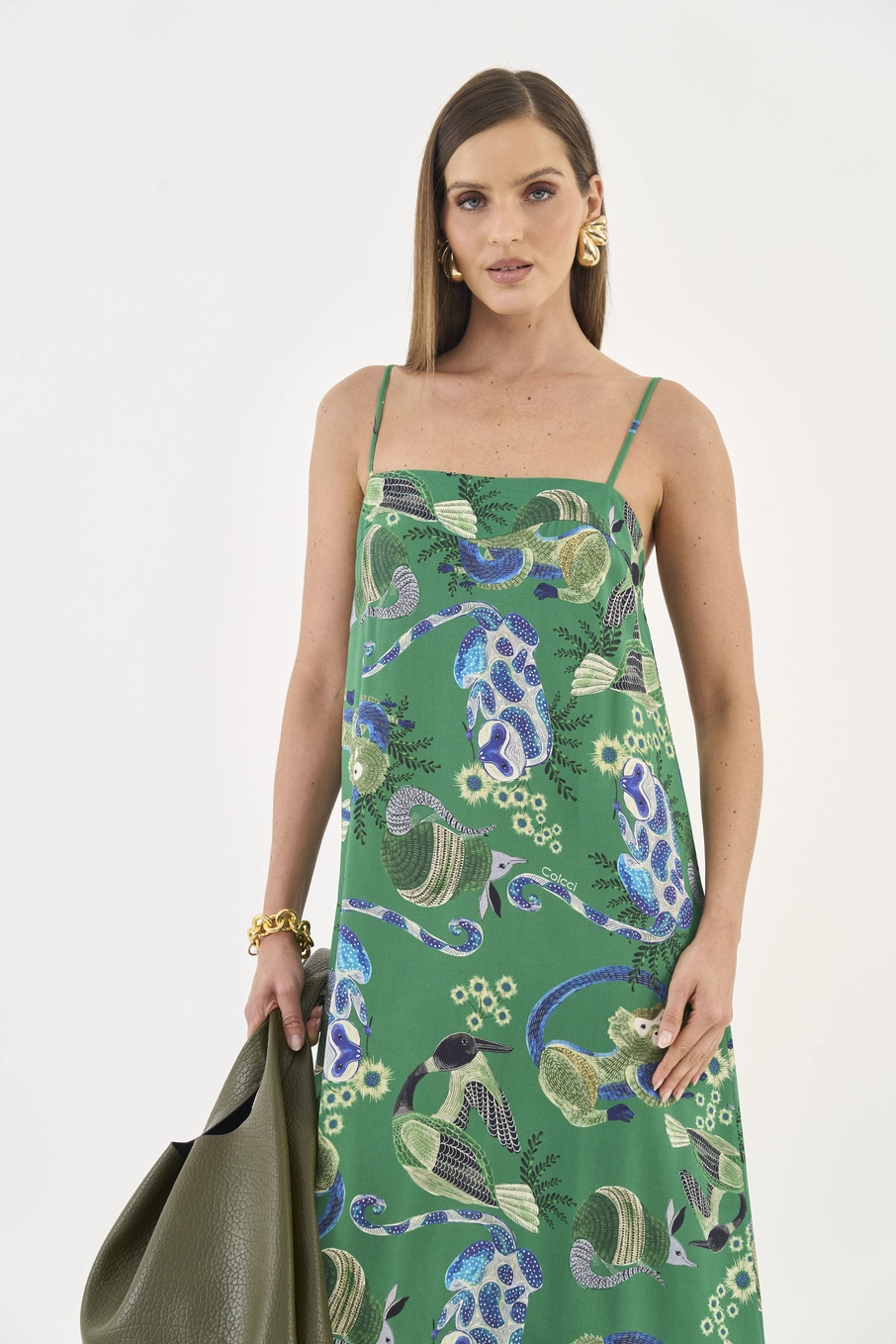Vestido Estampado Solto Estampados