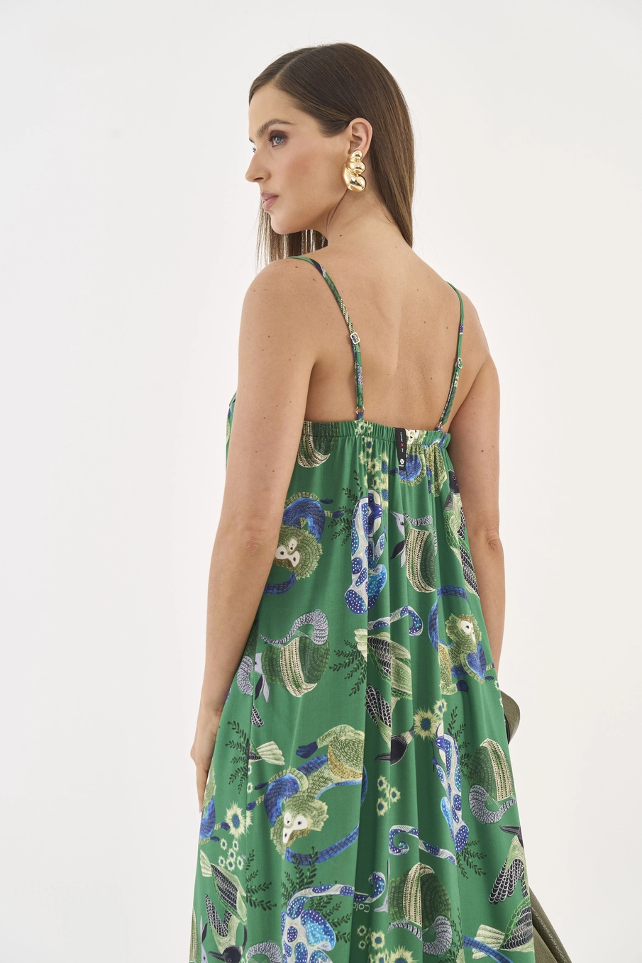 Vestido Estampado Solto Estampados