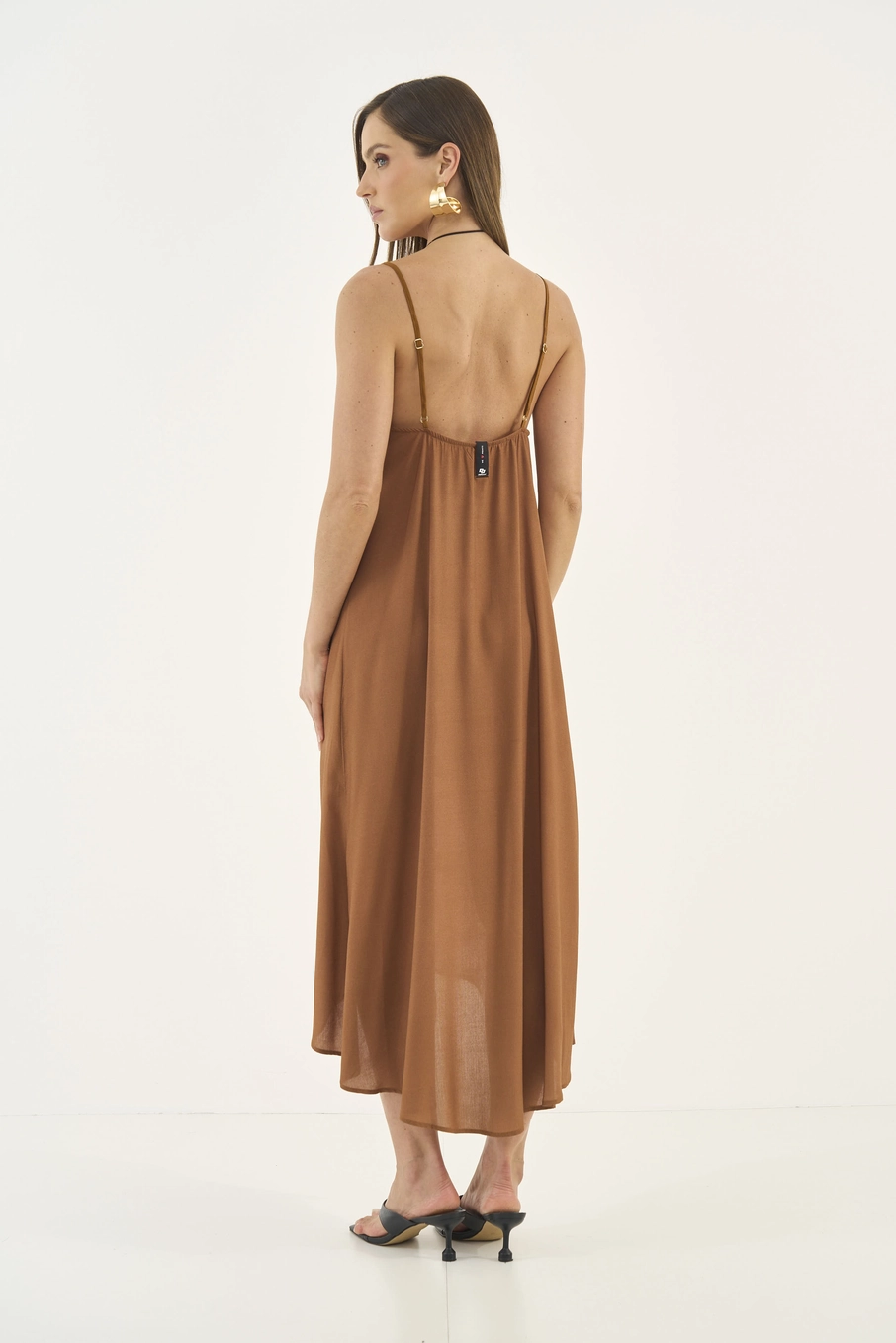 Vestido Midi Estampado Comfort Estampados