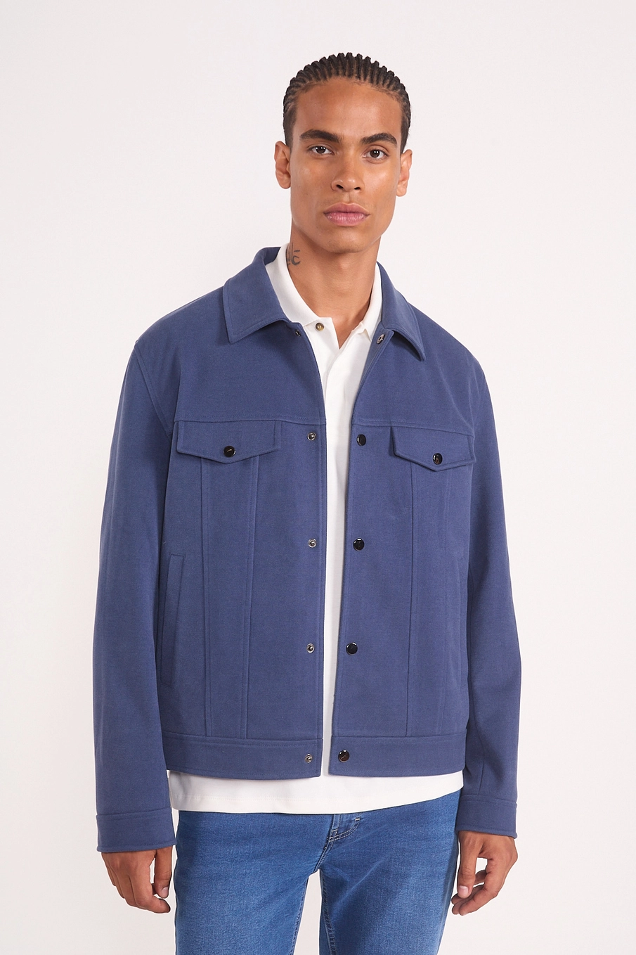 Jaqueta Masculina Techno-alfaiataria Azul