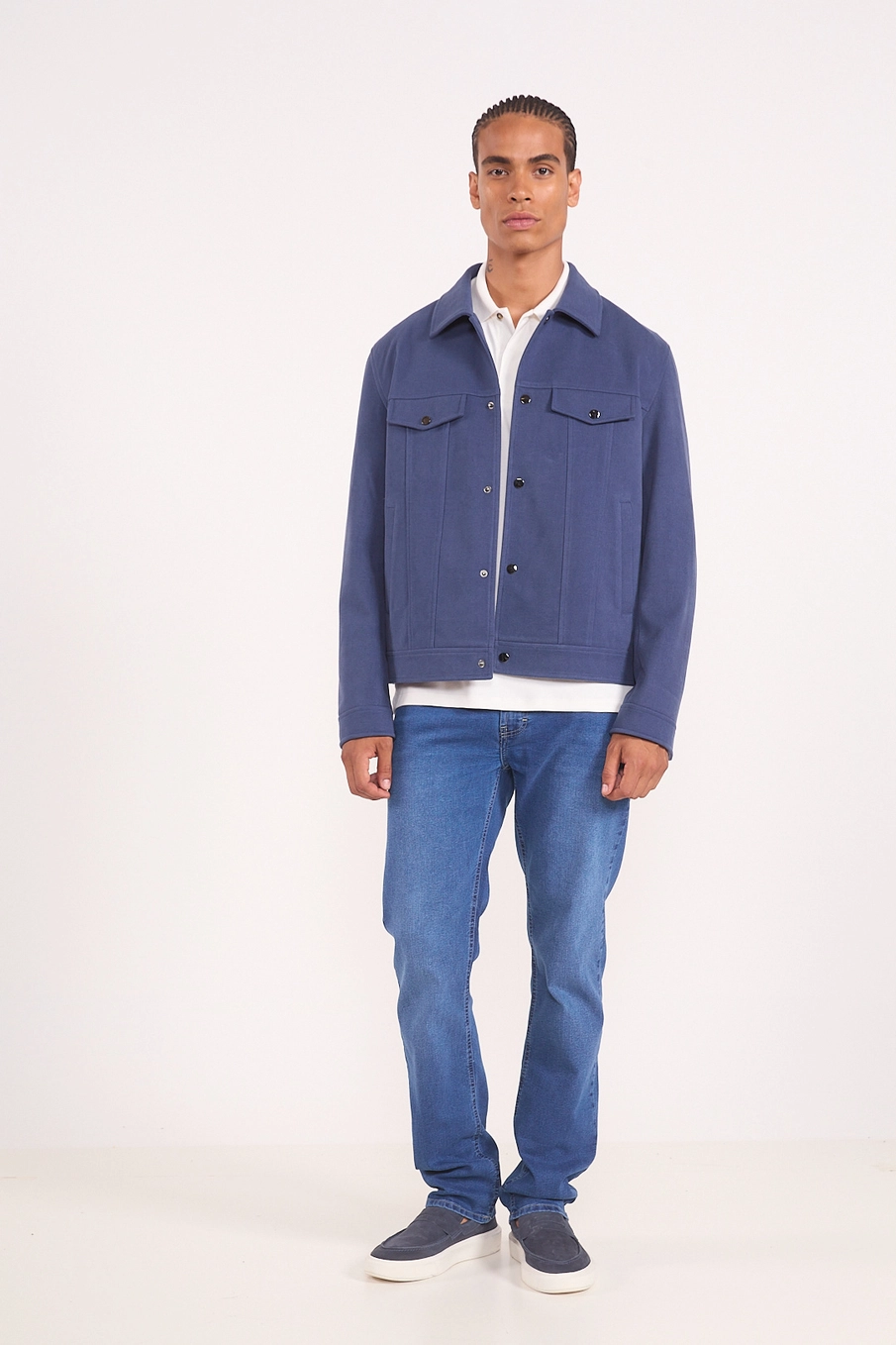 Jaqueta Masculina Techno-alfaiataria Azul