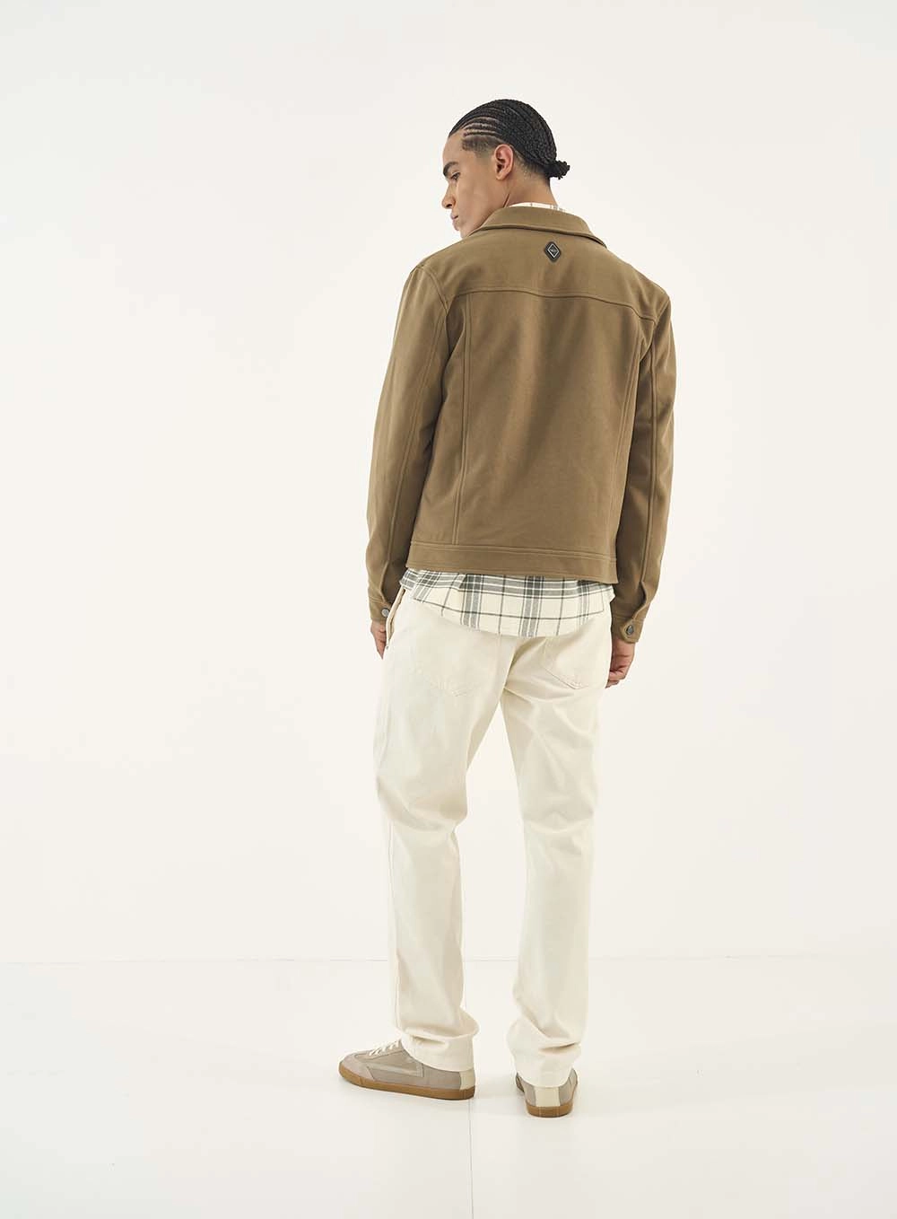 Jaqueta Masculina Techno-alfaiataria Marrom