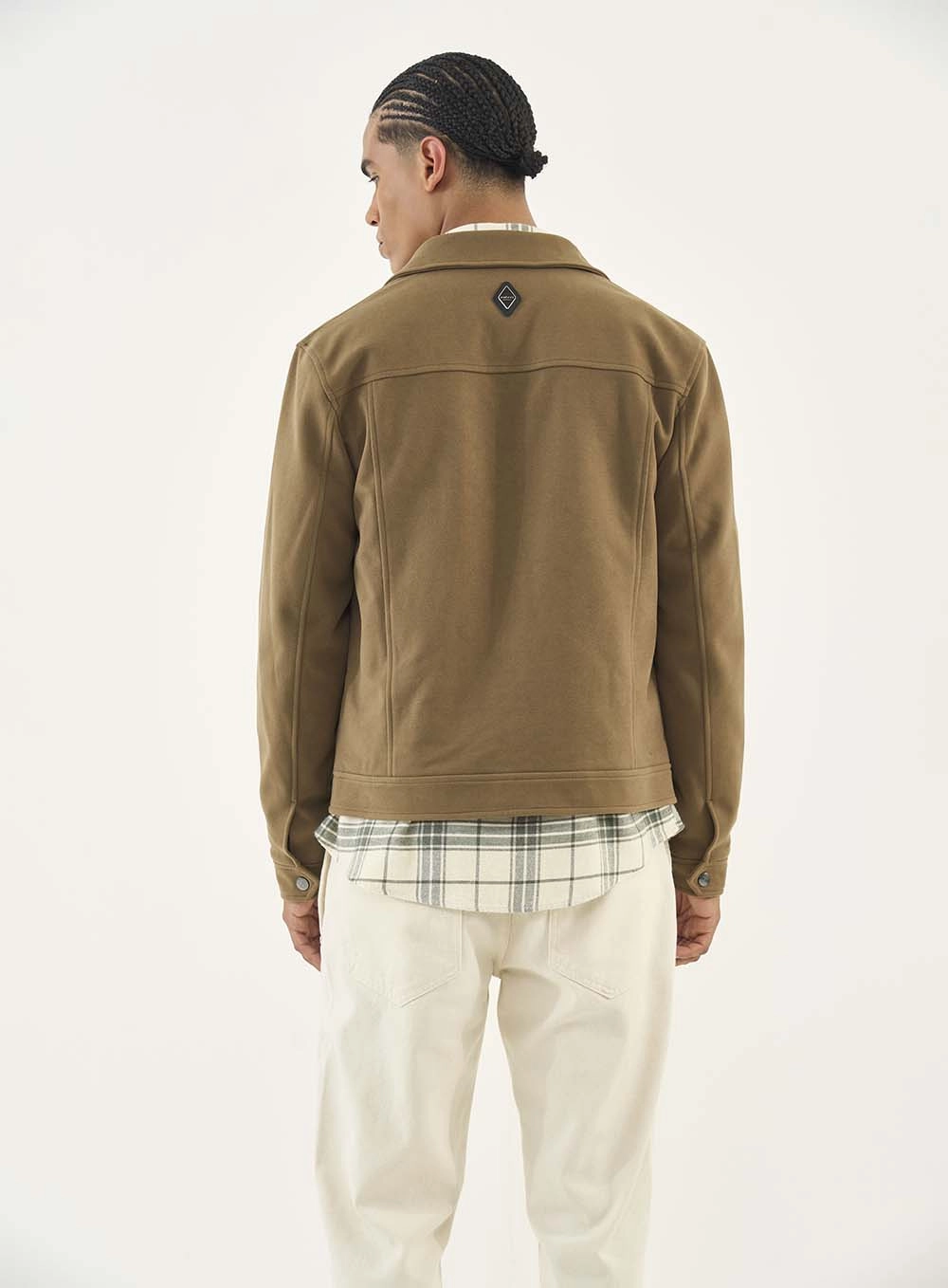 Jaqueta Masculina Techno-alfaiataria Marrom