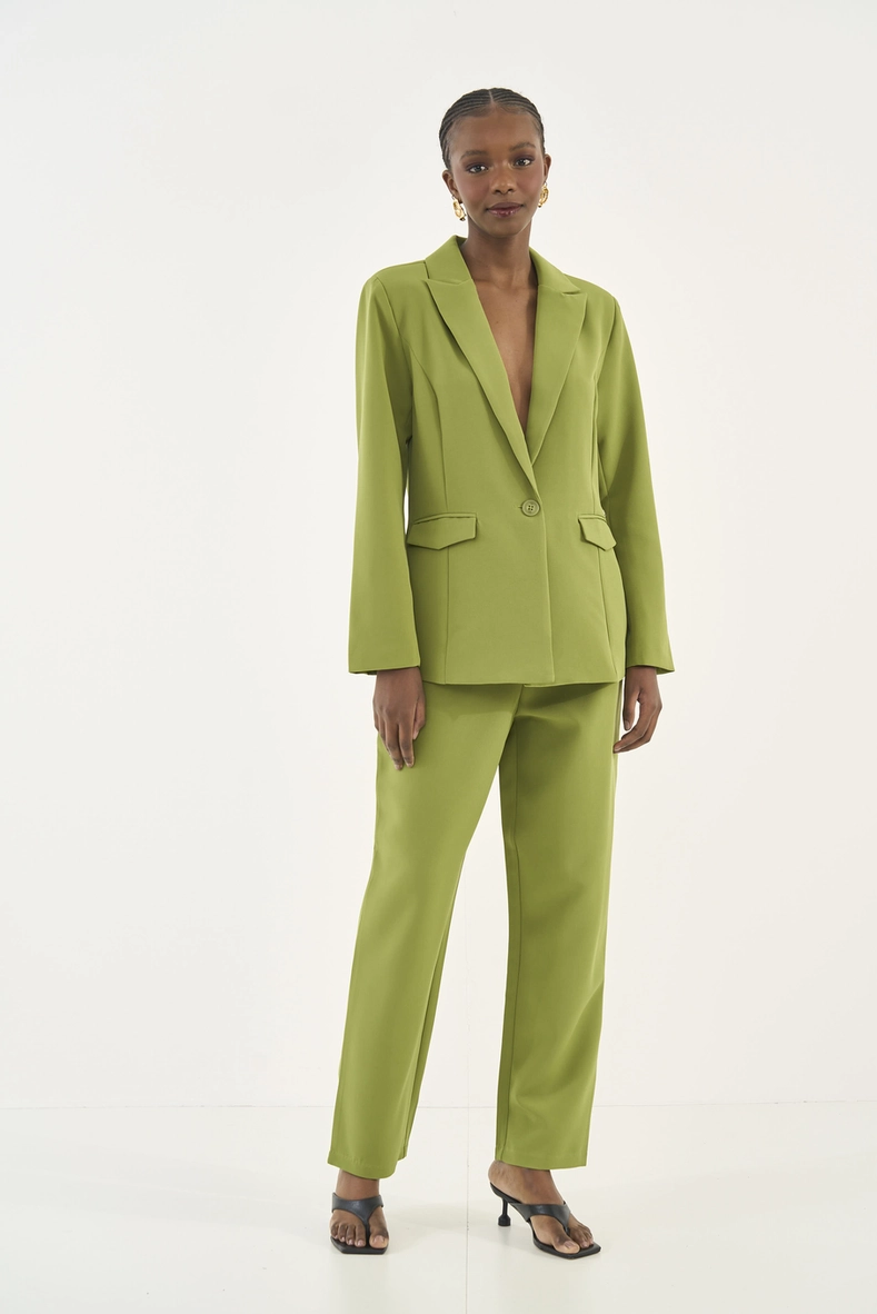Blazer Alfaiataria Reto
