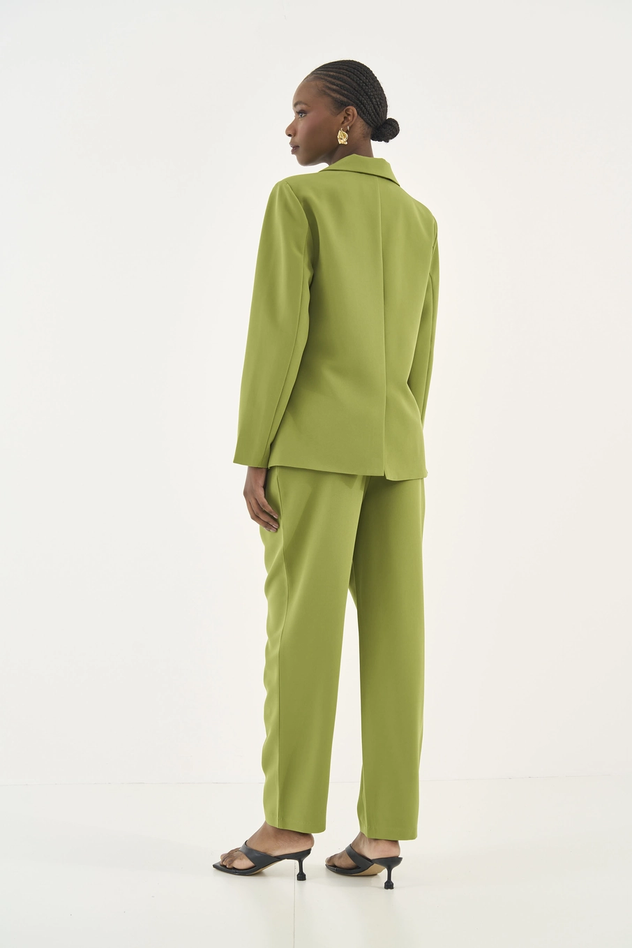 Blazer Alfaiataria Reto Verde