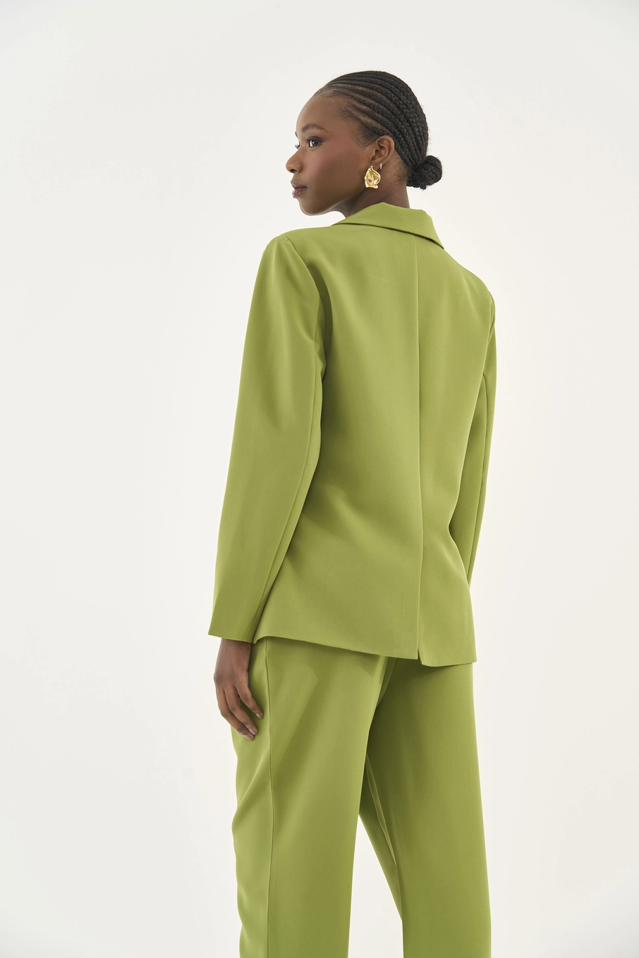 Blazer Alfaiataria Reto Verde