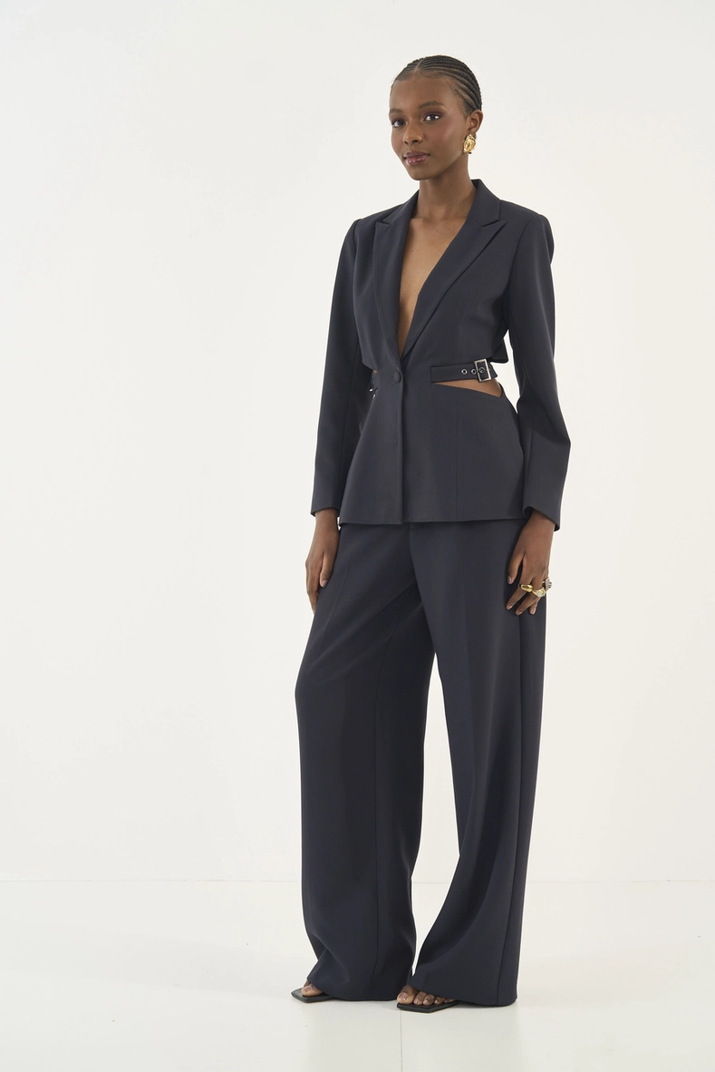Blazer Alfaiataria Cut Out