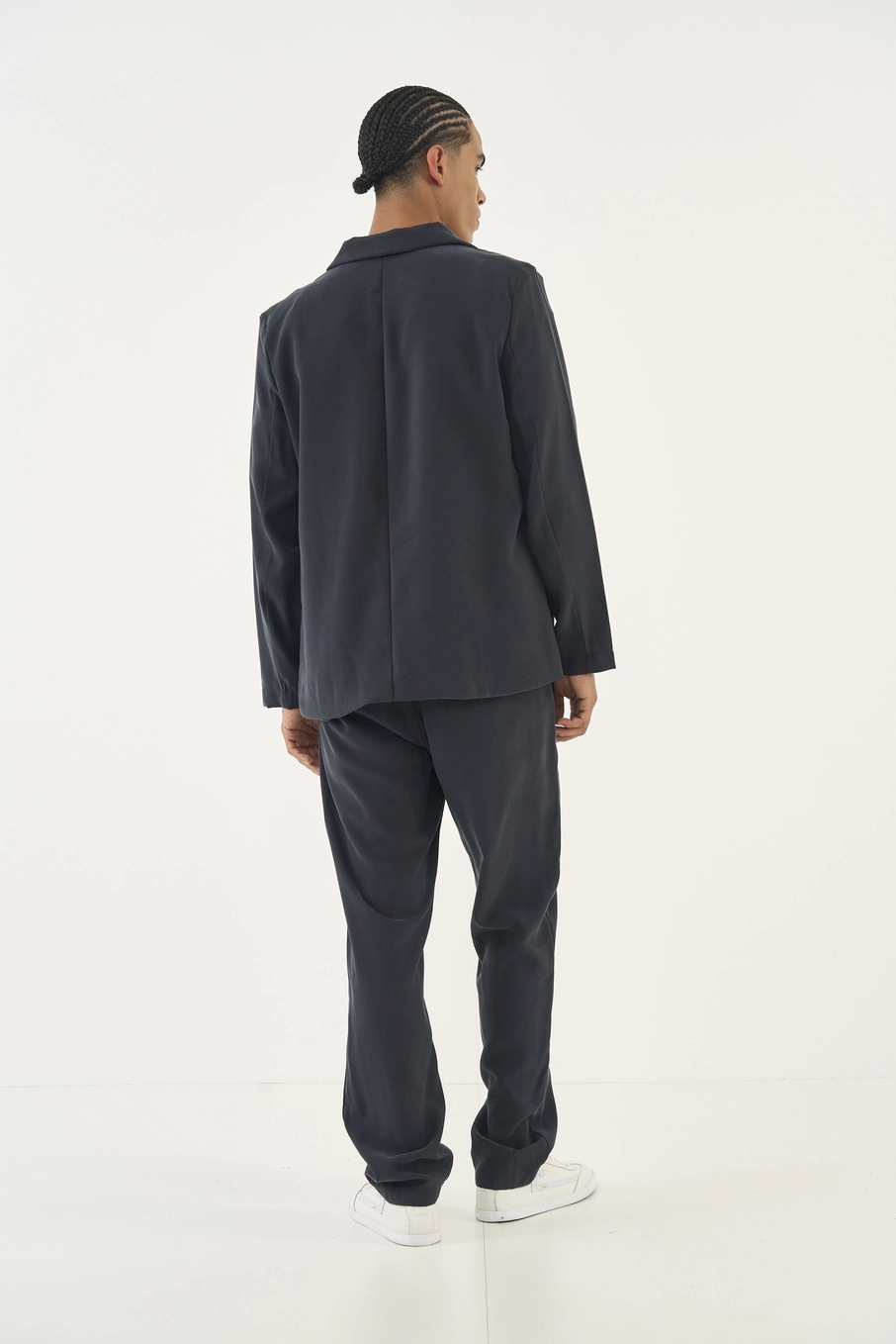 Blazer Masculino Em Alfaiataria Preto