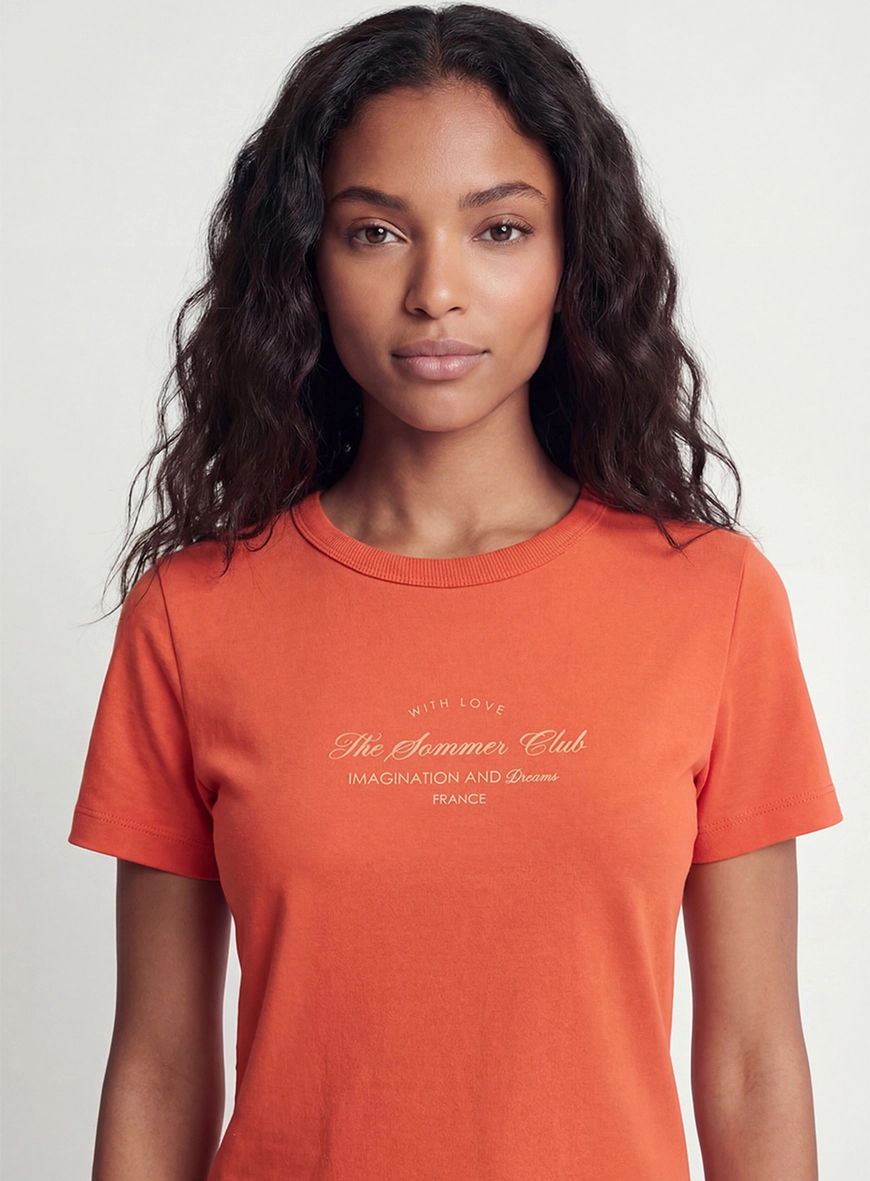 Camiseta Feminina Small Vermelho 4