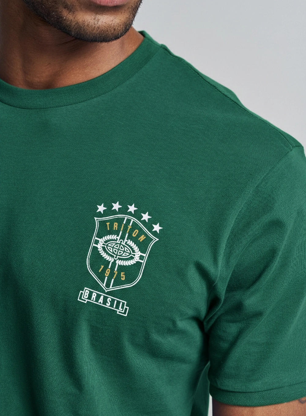 Camiseta Masculina Regular Estampada - Copa Verde Vanity 3