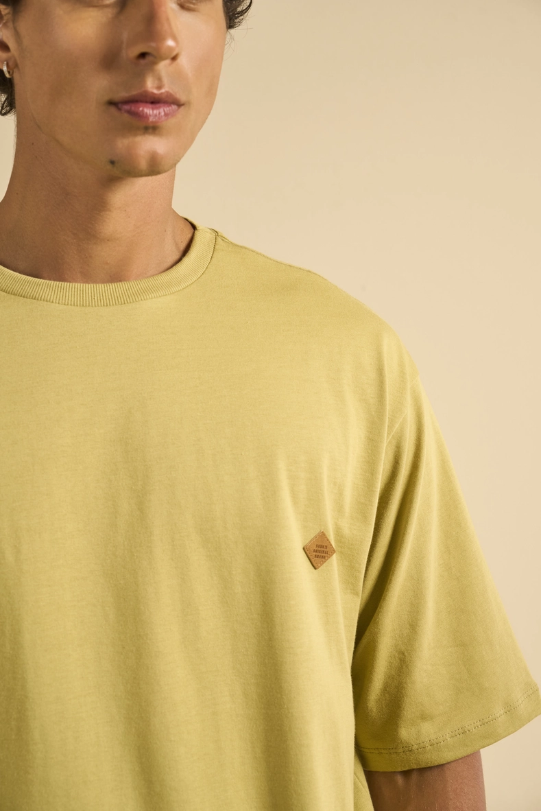 Camiseta Masculina Oversized Básica Verde