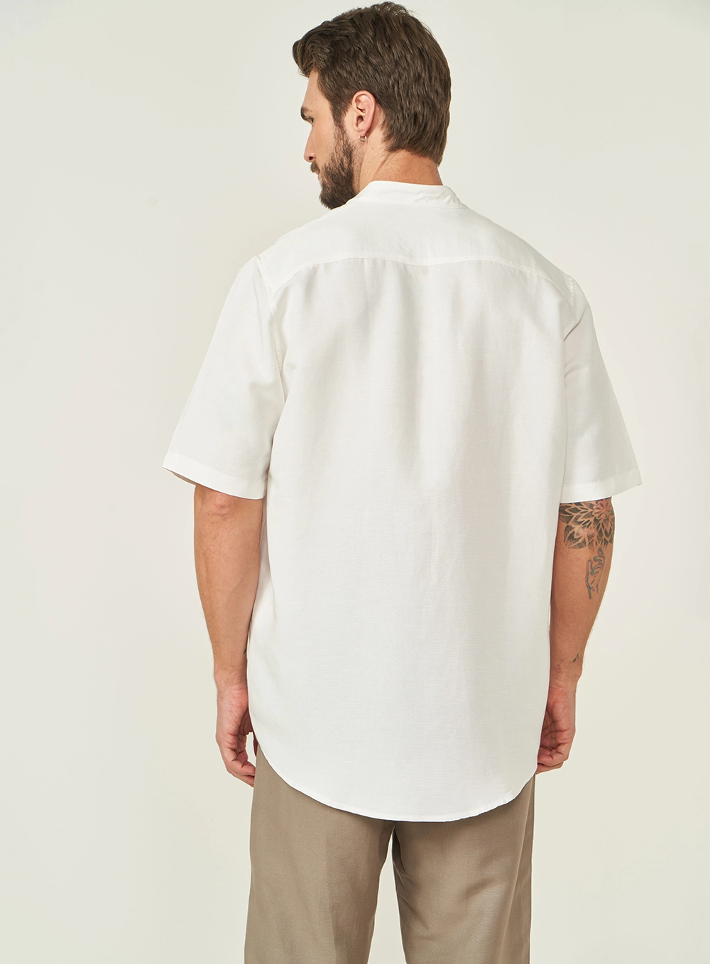 Camisa Bata Masculina Comfort Off Shell