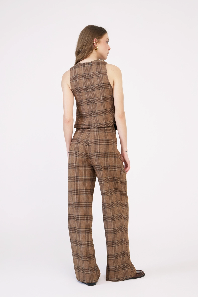Blusa Slim Xadrez Estampados 4