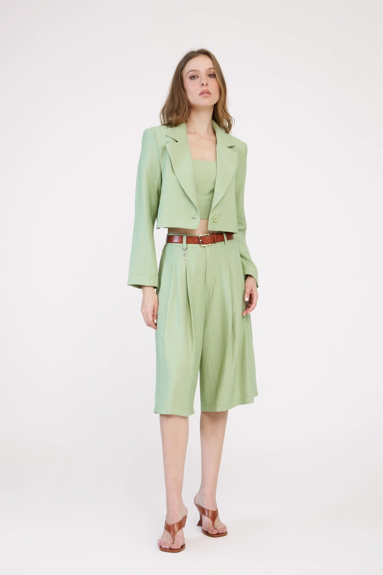 Blazer Alfaiataria Feminino Boy Verde 3
