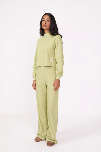 Calça Feminina Wide Leg Canelada