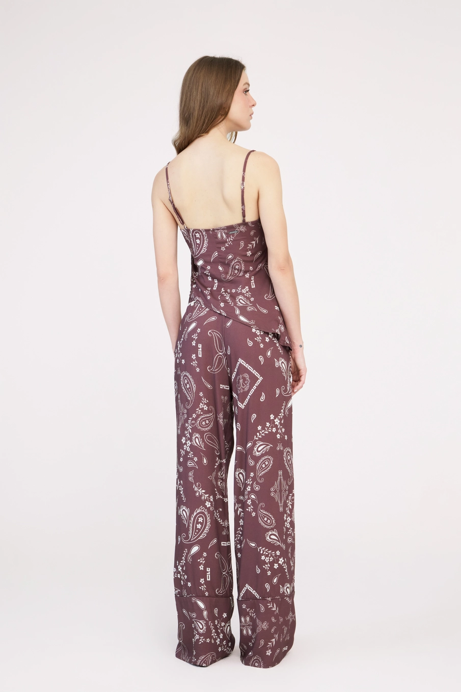 Calça Feminina Paisley Cintura Média Estampados 2