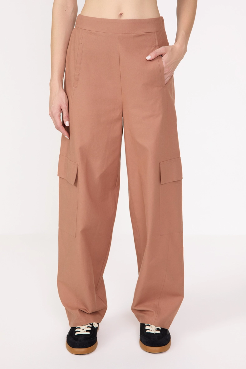 Calça Feminina Ballon Cargo Marrom 3