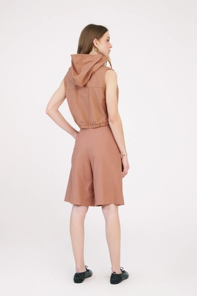 Bermuda Alfaiataria Feminina Comfort Com Cinto