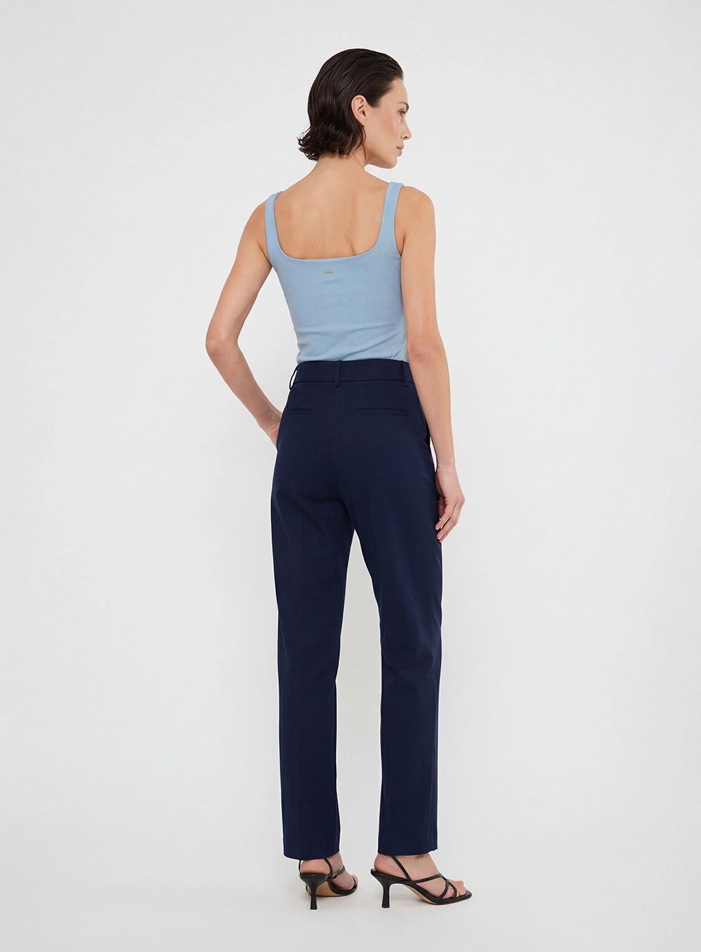 Regata Feminina Fifties Slim Azul 2