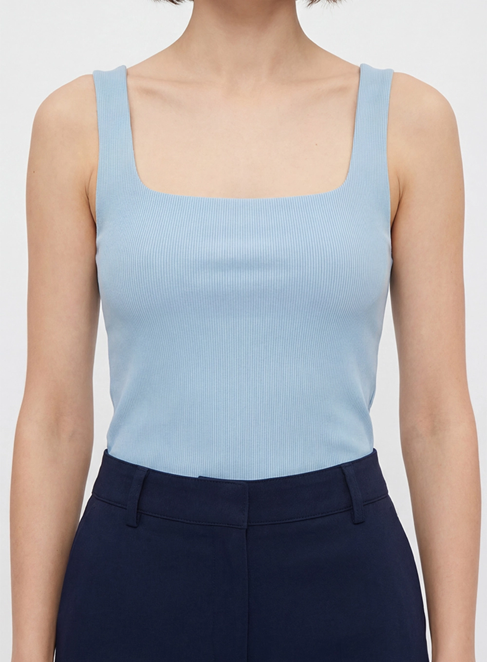 Regata Feminina Fifties Slim Azul 4