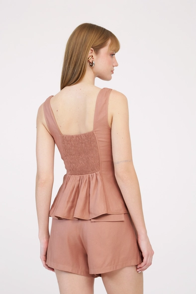 Blusa Slim Com Lastex