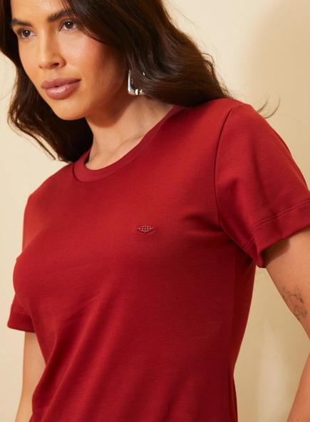 Camiseta Feminina Básica Manga Curta